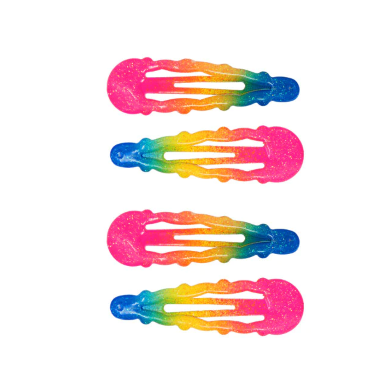 Pink Poppy Rainbow Snap Hairclip-Pink Poppy-Little Giant Kidz