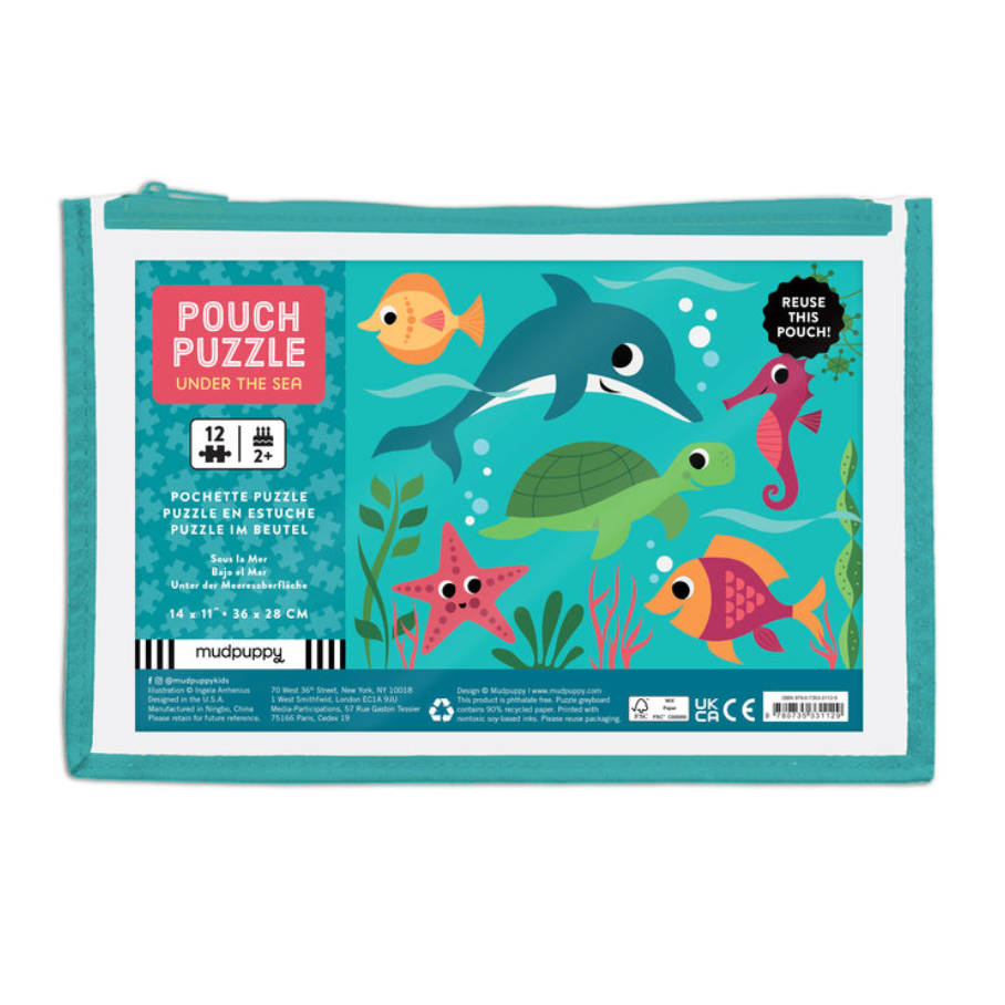 Pouch Puzzle -Under the Sea-MUDPUPPY-Little Giant Kidz