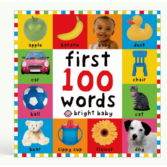 Priddy Books: First 100 Words (Big Board Book)-MACMILLAN PUBLISHERS-Little Giant Kidz
