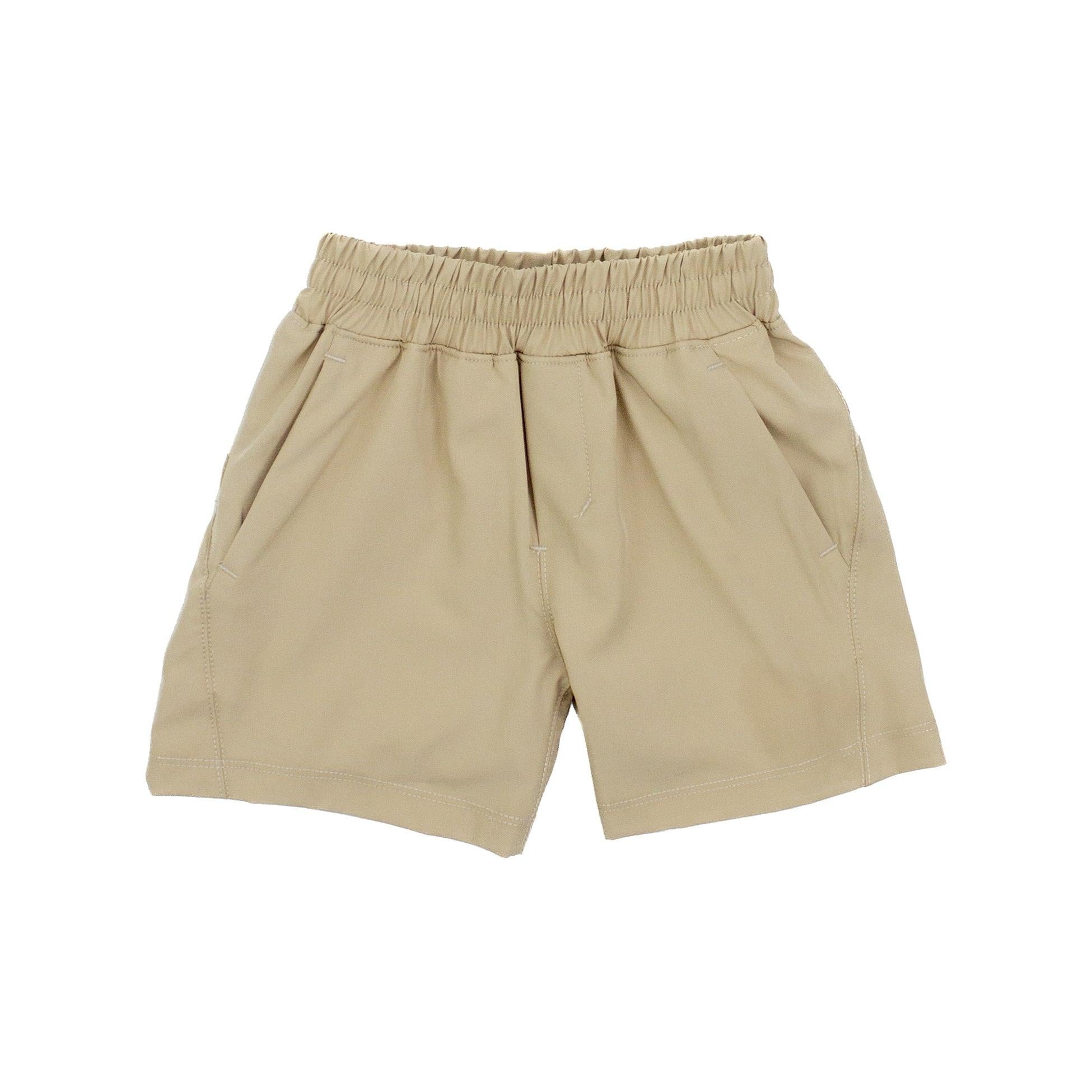 Properly Tied Boys Court Short- Khaki-Properly Tied-Little Giant Kidz