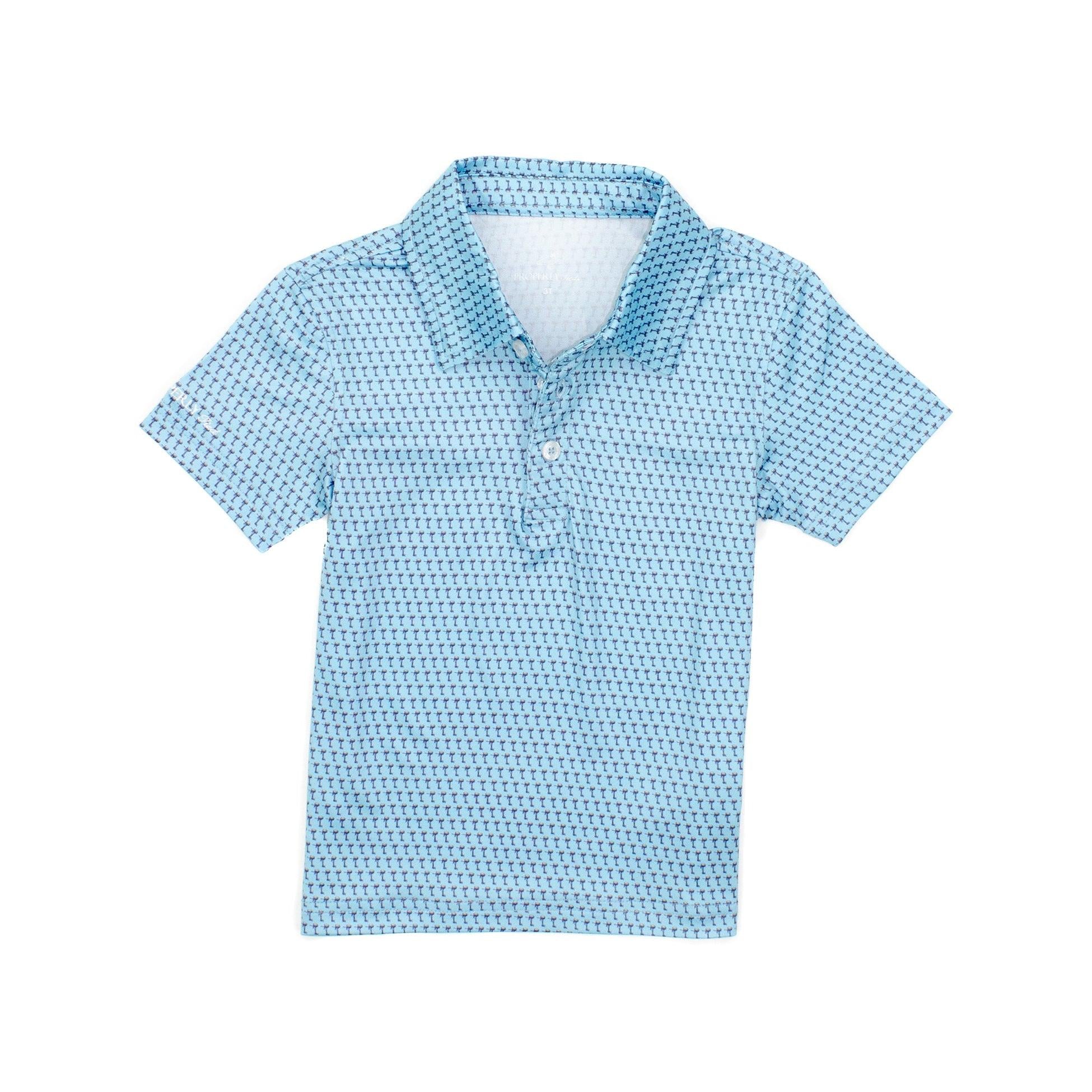 Properly Tied Boys Inlet Polo-Vintage Motor-Properly Tied-Little Giant Kidz