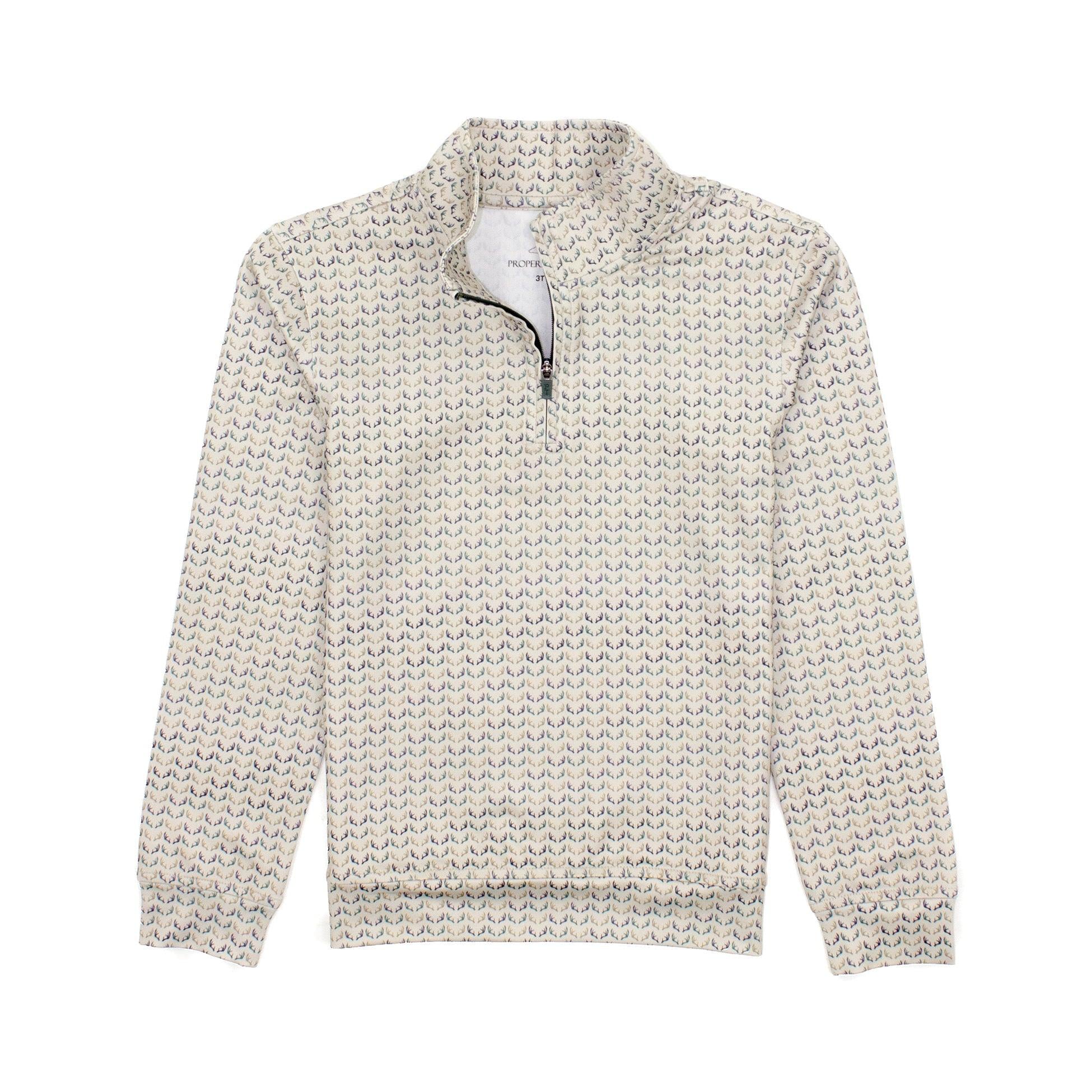 Properly Tied Boys Inlet Pullover- Antlers-Properly Tied-Little Giant Kidz