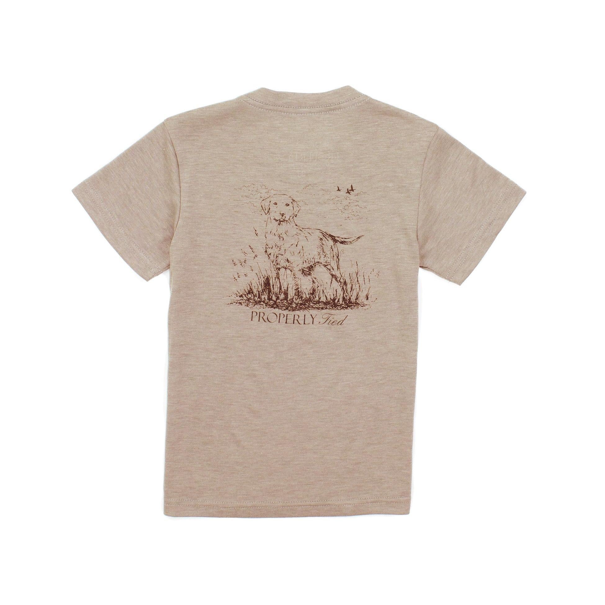 Properly Tied Boys Portland Pocket Tee Short Sleeve- Labrador-Properly Tied-Little Giant Kidz
