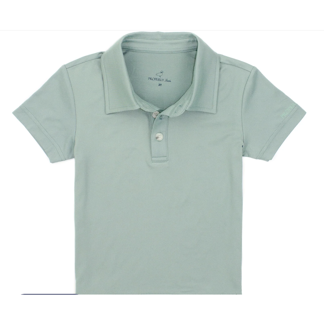 Properly Tied Boys Ravine Polo- Jade-Properly Tied-Little Giant Kidz