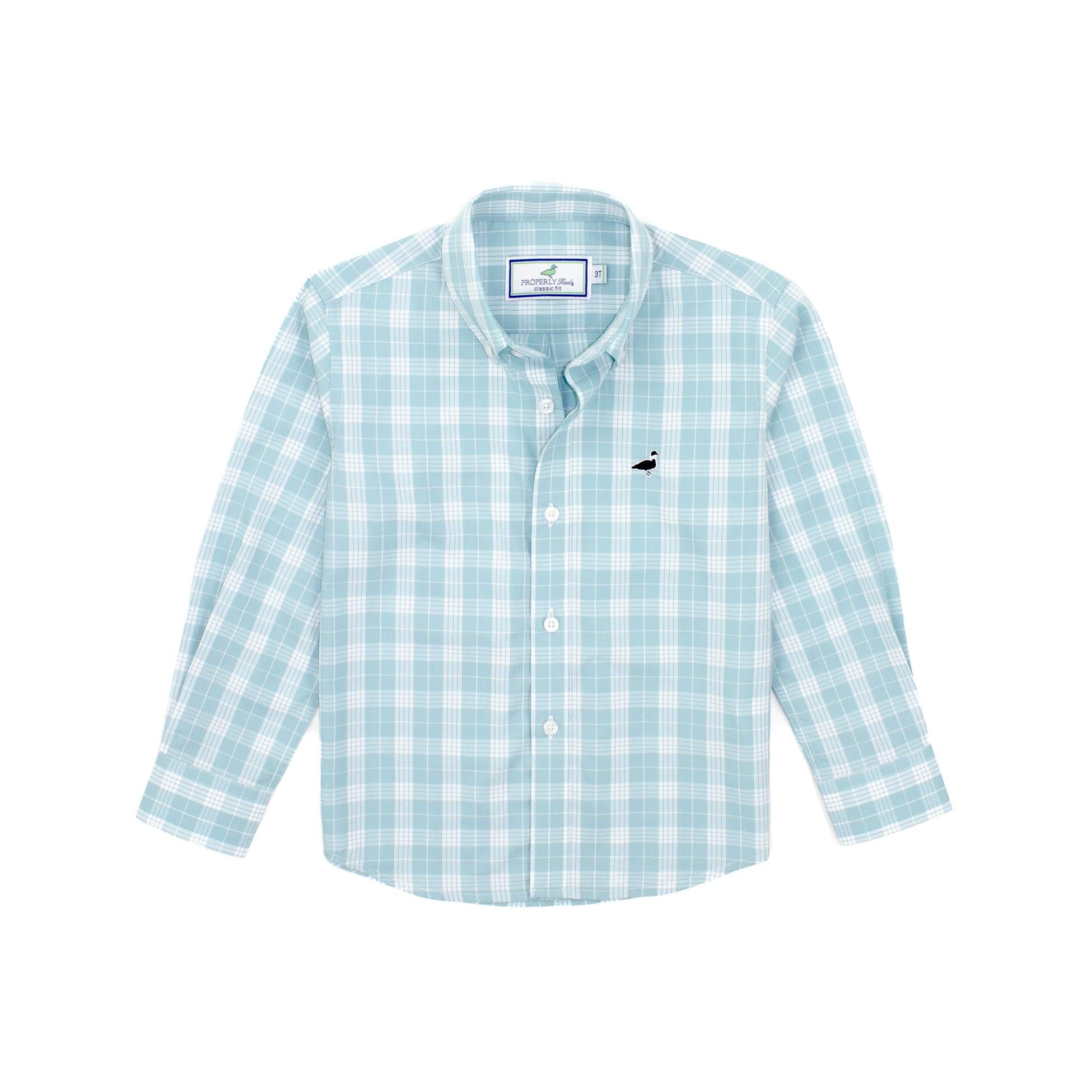 Properly Tied Boys Striped Dallas Polo Shirt - Cabana Stripes main image 1