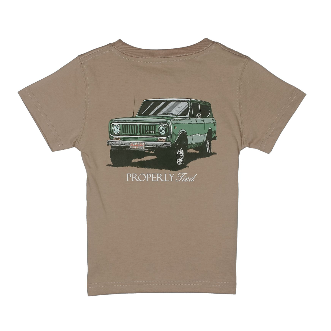 Properly Tied Boys Short Sleeve Shirt- Joyride Sand-Properly Tied-Little Giant Kidz