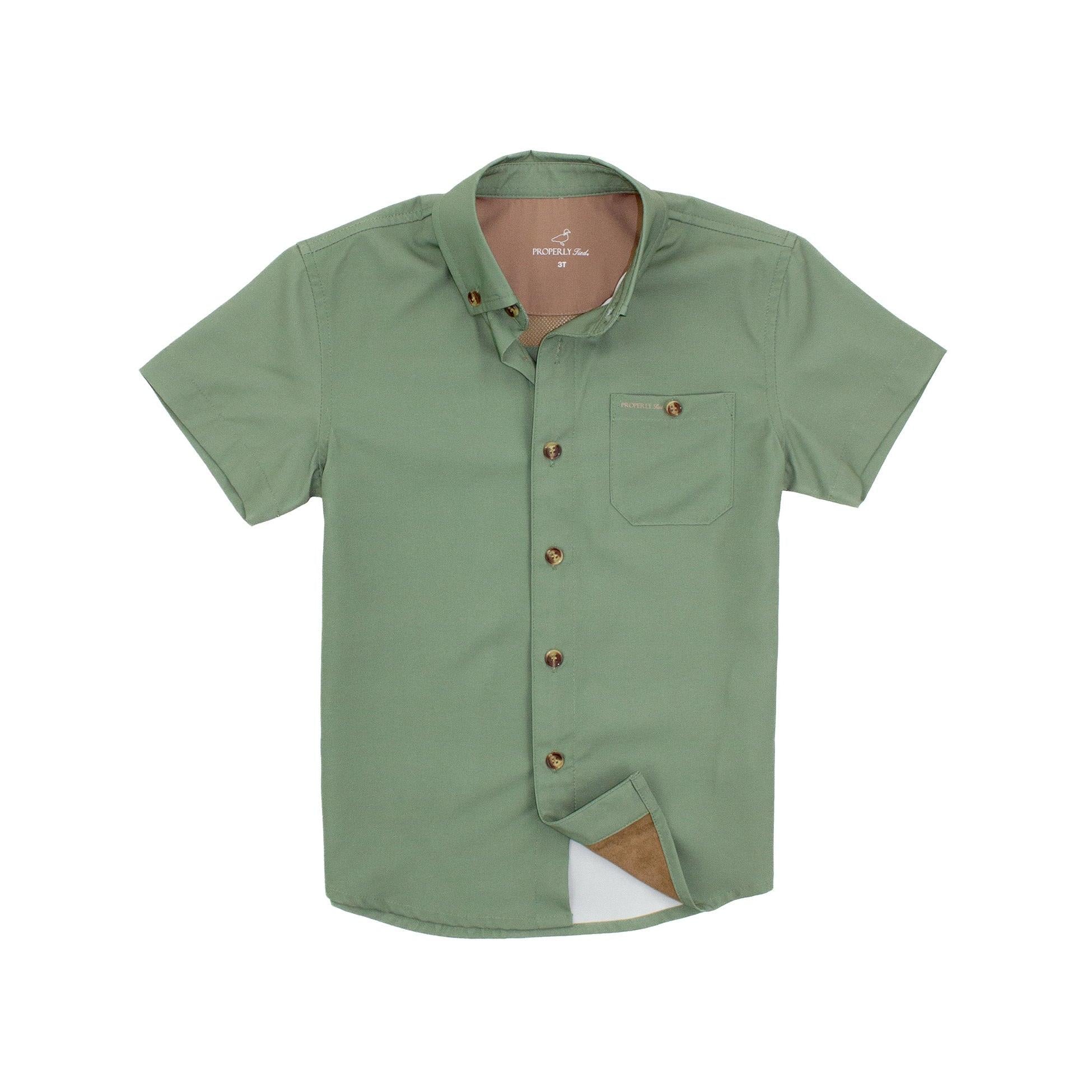 Properly Tied Boys Sportsman Field Shirt-Properly Tied-Little Giant Kidz