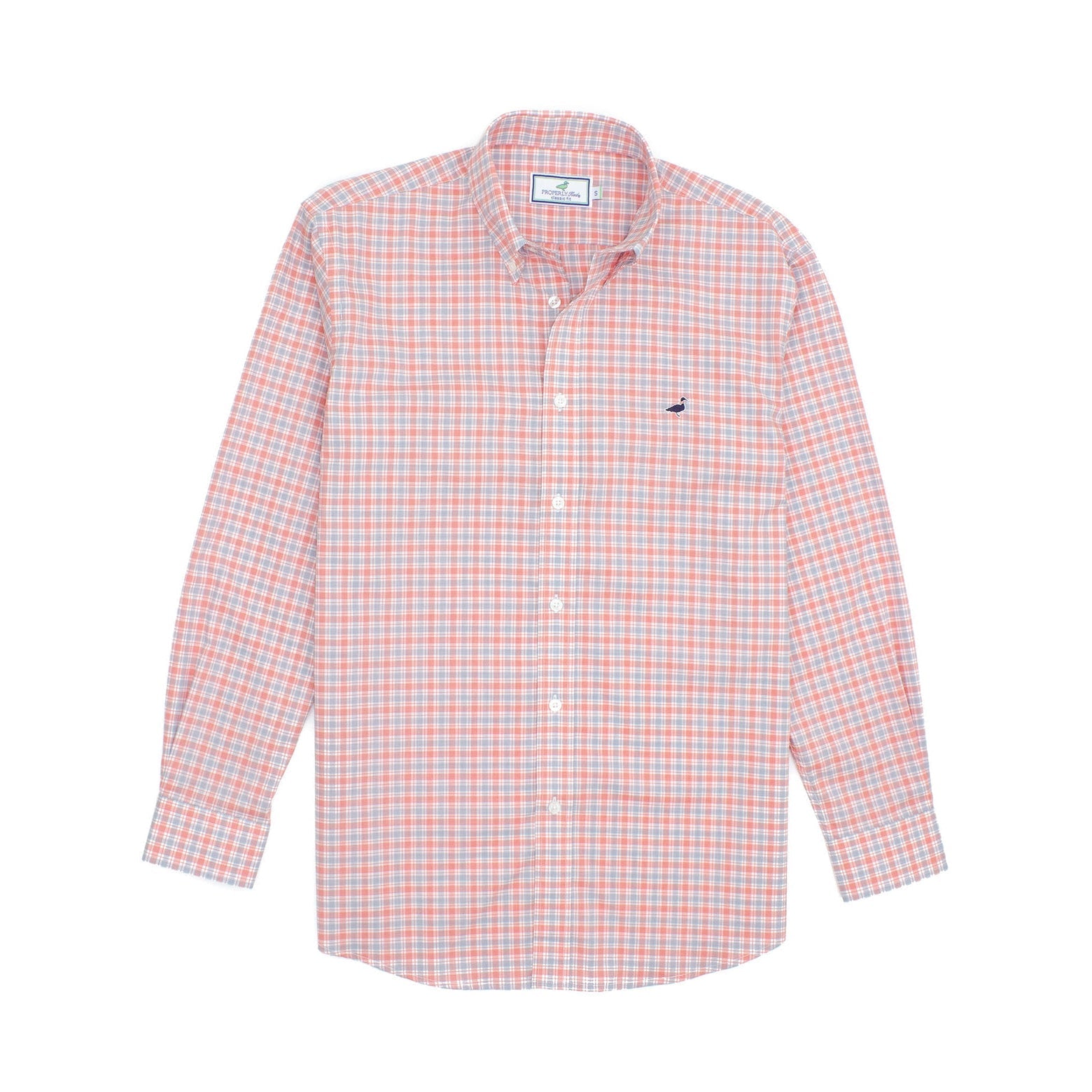 Properly Tied Chesapeake Dress Shirt - Light Red/Blue Plaid-Properly Tied-Little Giant Kidz