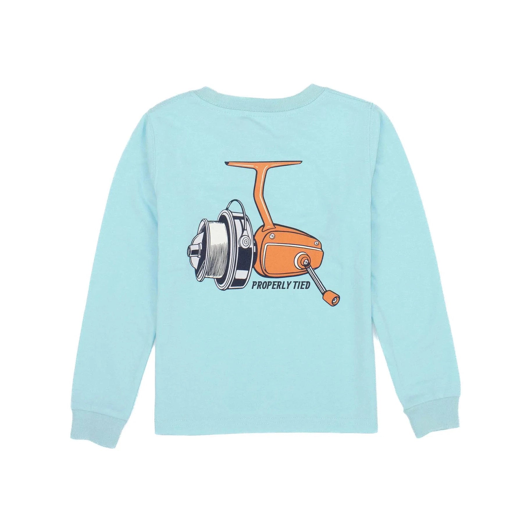 Properly Tied Vintage Reel Long Sleeve Tee Arctic-Properly Tied-Little Giant Kidz
