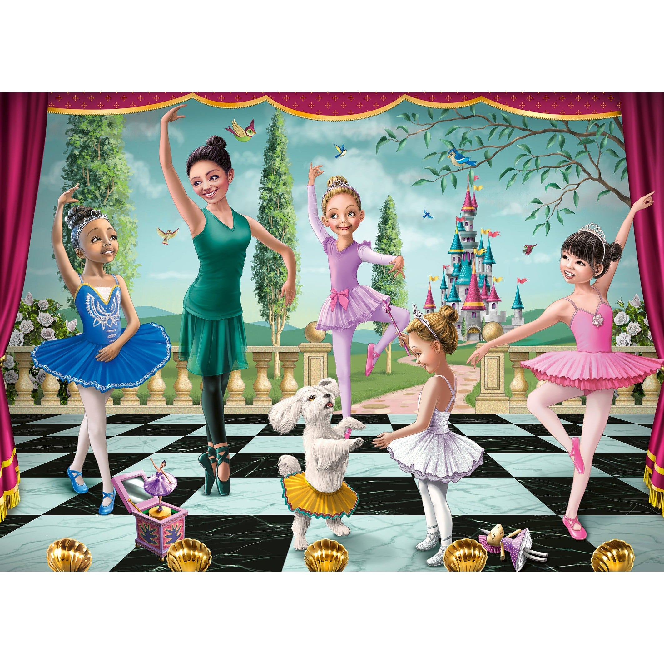 Ravensburger Ballet Rehearsal 60 Piece Puzzle-RAVENSBURGER-Little Giant Kidz