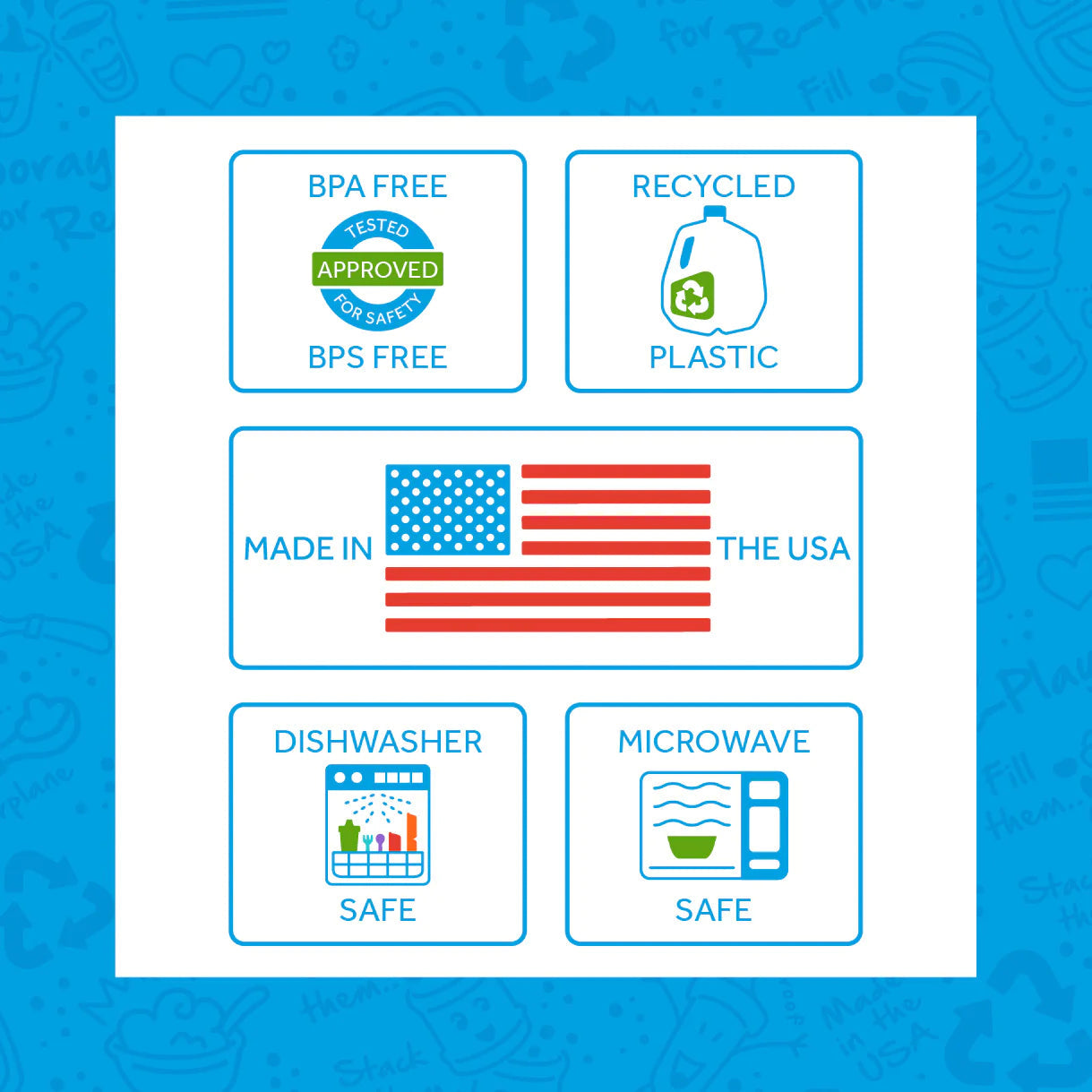 Re-Play 7" Divided Plate-RE-PLAY WHOLESALE-Little Giant Kidz