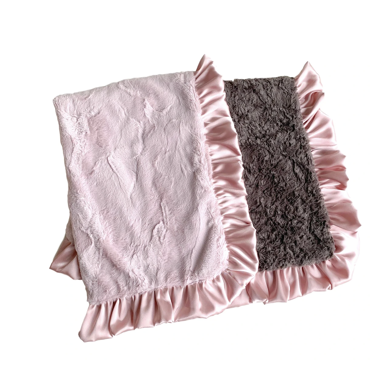 Rockin Royalty Dusty Rose Luxe Cuddle Blanket-Rockin Royalty-Little Giant Kidz