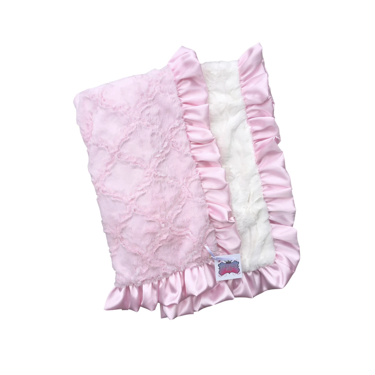 Rockin Royalty Girly Girl Luxe Cuddle Blanket-Rockin Royalty-Little Giant Kidz