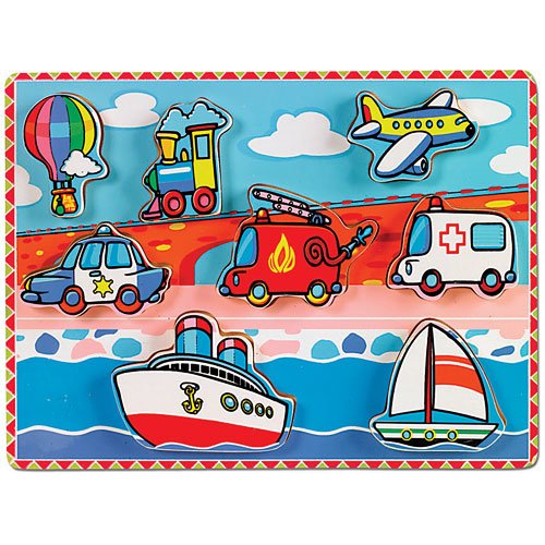 Ryan's Room Transportation Chunky Puzzle-SMALL WORLD-Little Giant Kidz