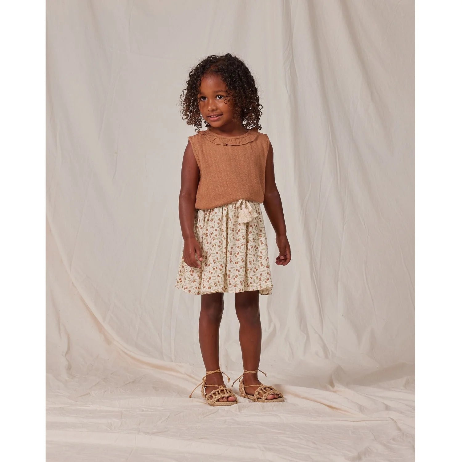 Rylee & Cru Camel Marie Blouse-RYLEE & CRU-Little Giant Kidz