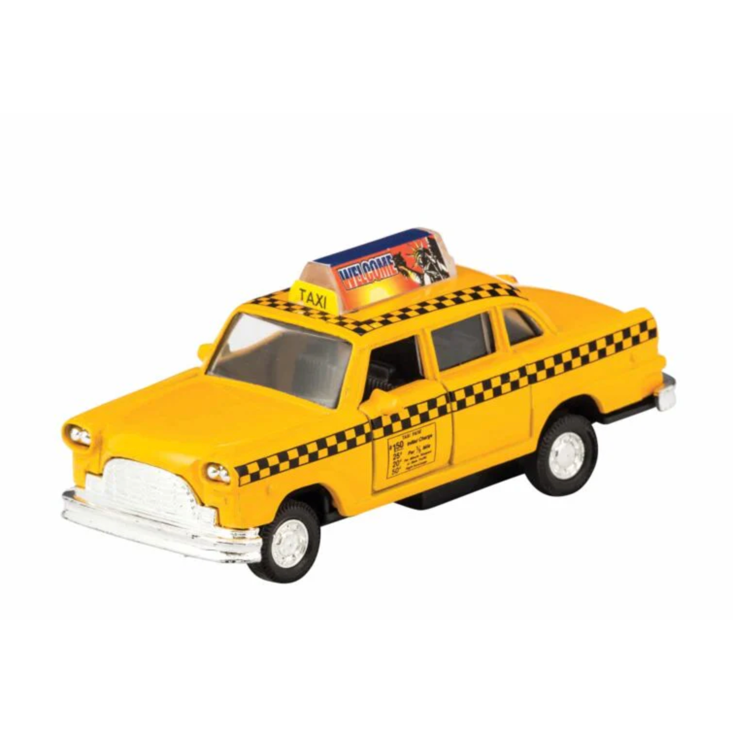 SCHYLLING Die-Cast Taxi, Pull-Back-SCHYLLING-Little Giant Kidz