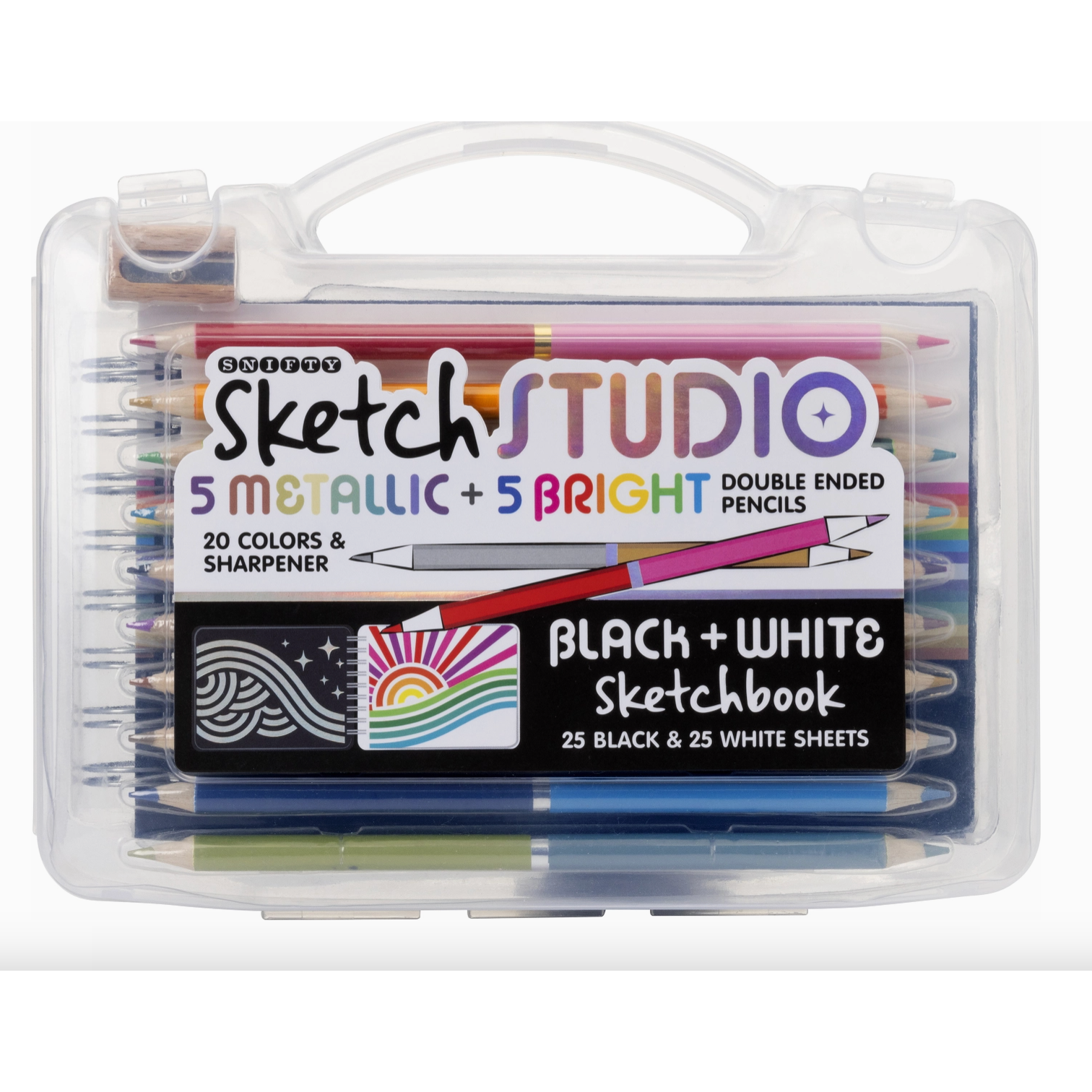 SNIFTY Sketch Studio Black & White Travel Set-SNIFTY Scented Products-Little Giant Kidz
