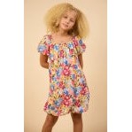 Sadie & Sage Tween Nature's Palette Babydoll Bubble Hem Dress-SADIE & SAGE-Little Giant Kidz