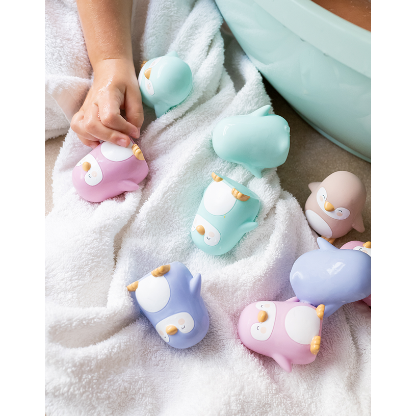 Saro Baby Bath Toys “Penguins Party”-Saro Baby-Little Giant Kidz