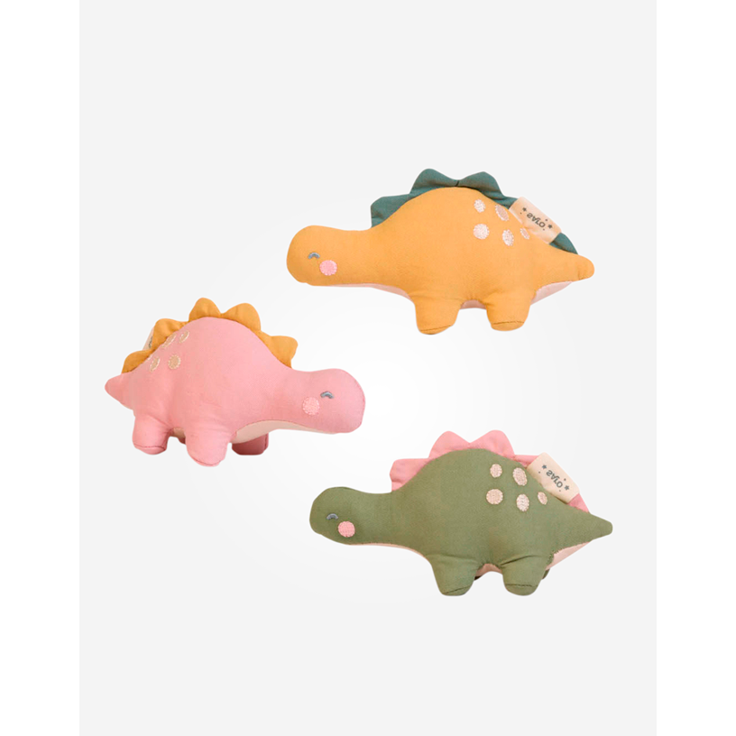 Saro Baby “Wild Dinos” Rattle Plushie-Saro Baby-Little Giant Kidz