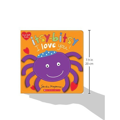 Scholastic: Itsy-Bitsy I Love You! (heart-felt books) (Board Book)-Scholastic-Little Giant Kidz