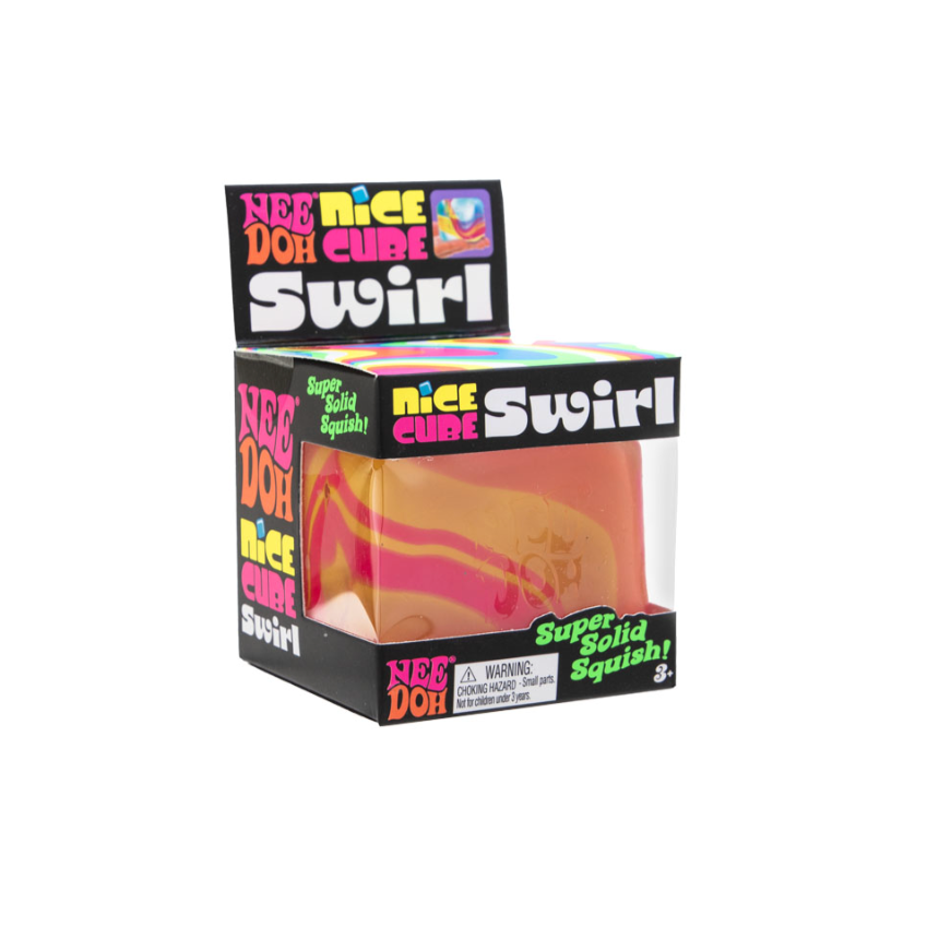 Schylling NeeDoh Swirl Nice Cube- Assorted Colors-SCHYLLING-Little Giant Kidz
