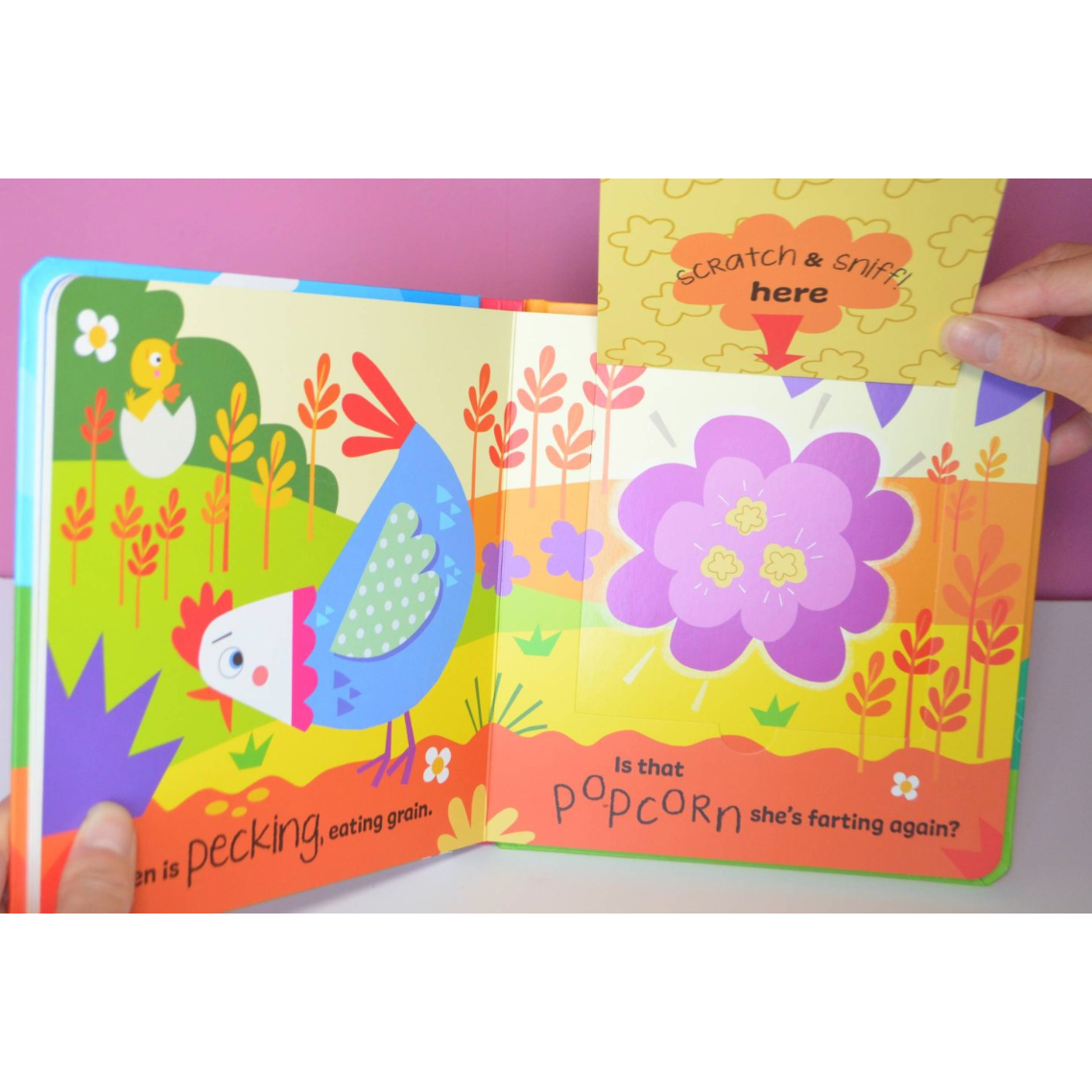 Scratch ‘n’ Sniff Fart Book! Farmyard Farts-Buddy & Barney-Little Giant Kidz