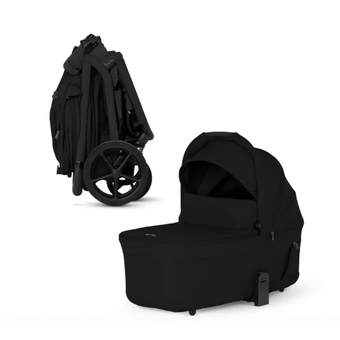 Silver Cross Breez Compact Folding Bassinet - Onyx-UPPABABY-Little Giant Kidz