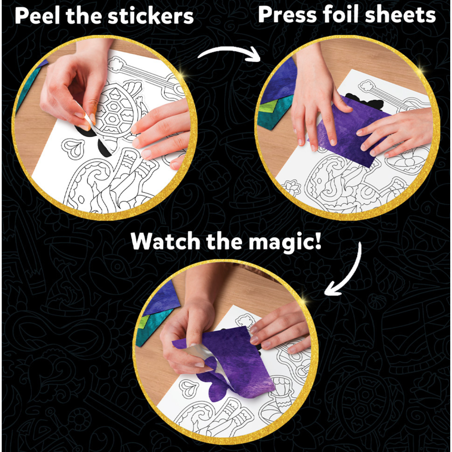 Skillmatics Foil Fun - Pretty Patterns-Skillmatics-Little Giant Kidz