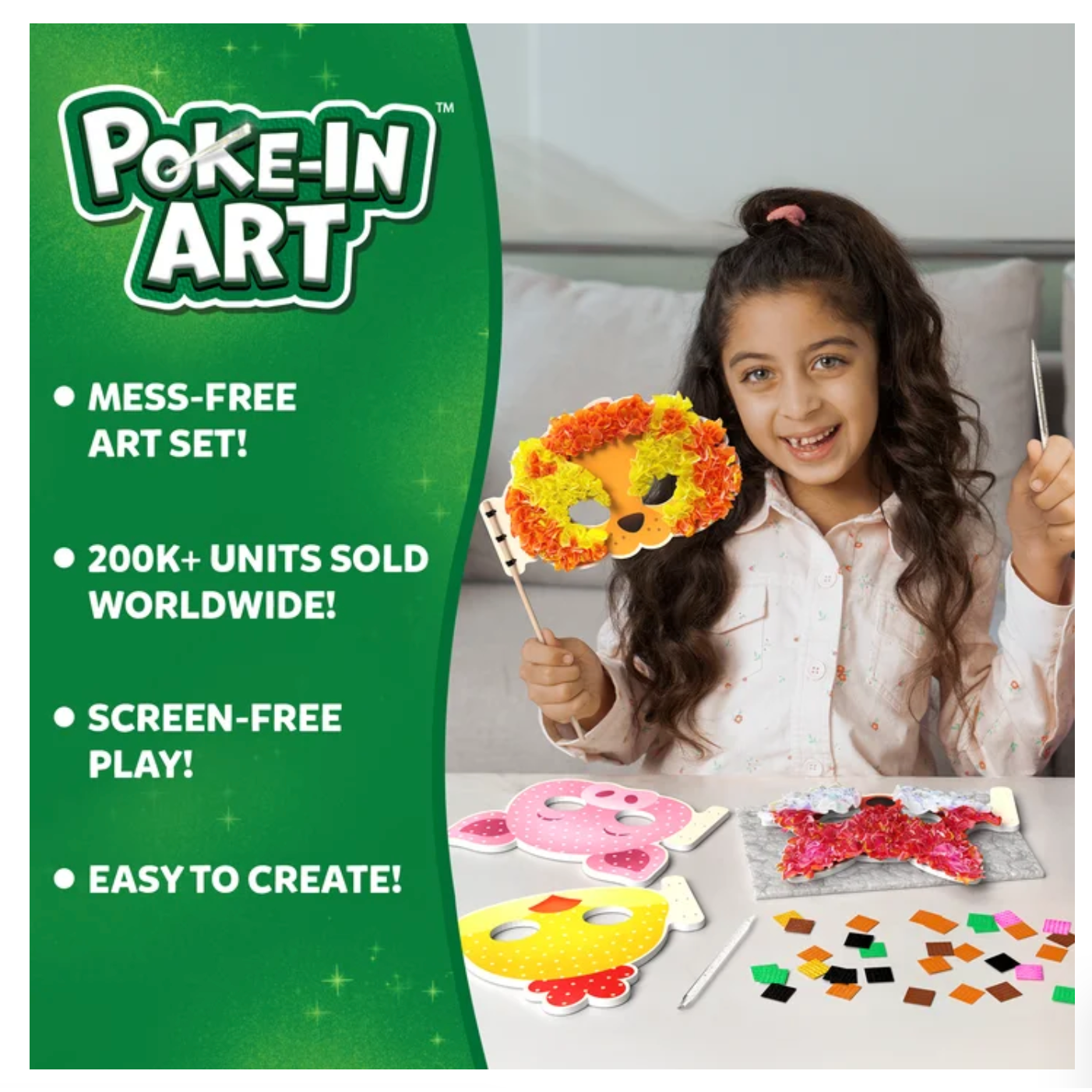 Skillmatics Poke In Art Animal Masks-Skillmatics-Little Giant Kidz