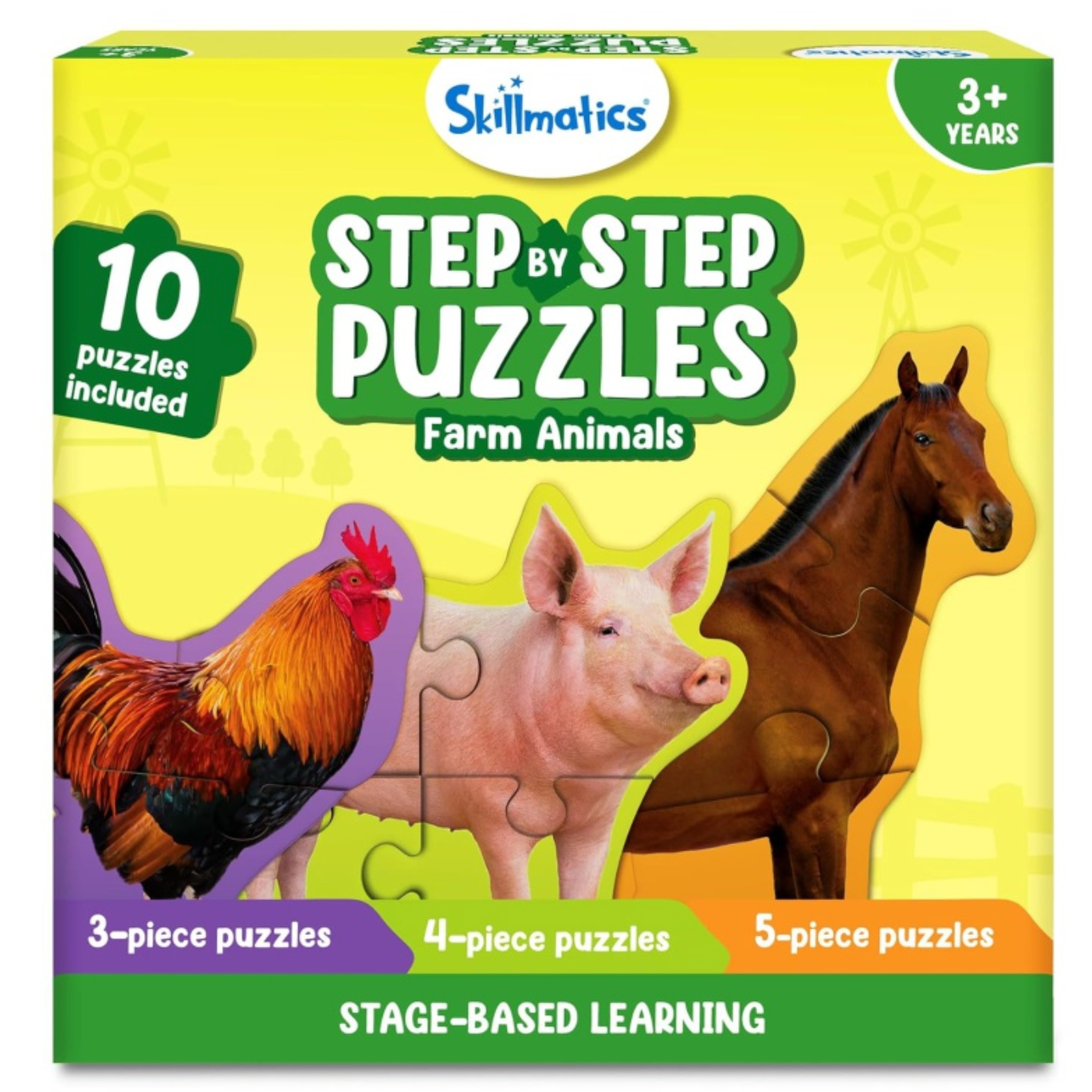 Skillmatics Step by Step Farm Animals-Skillmatics-Little Giant Kidz