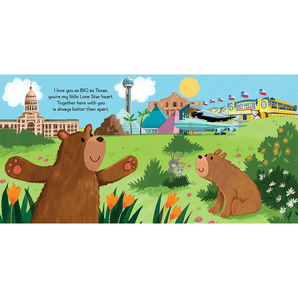 Sourcebooks: I Love You as Big as Texas Board Book-SOURCEBOOKS-Little Giant Kidz