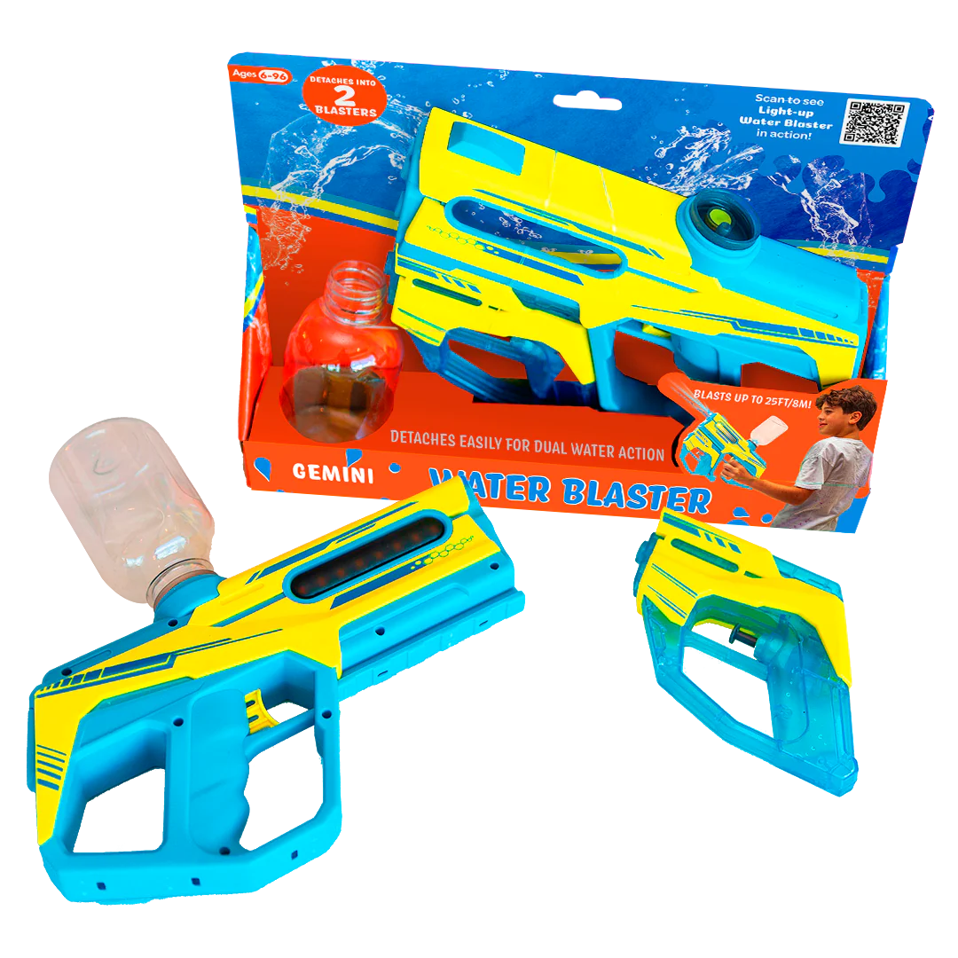 South Beach Bubbles Gemini 2-in-1 Electric Water Blaster-SOUTH BEACH BUBBLES-Little Giant Kidz