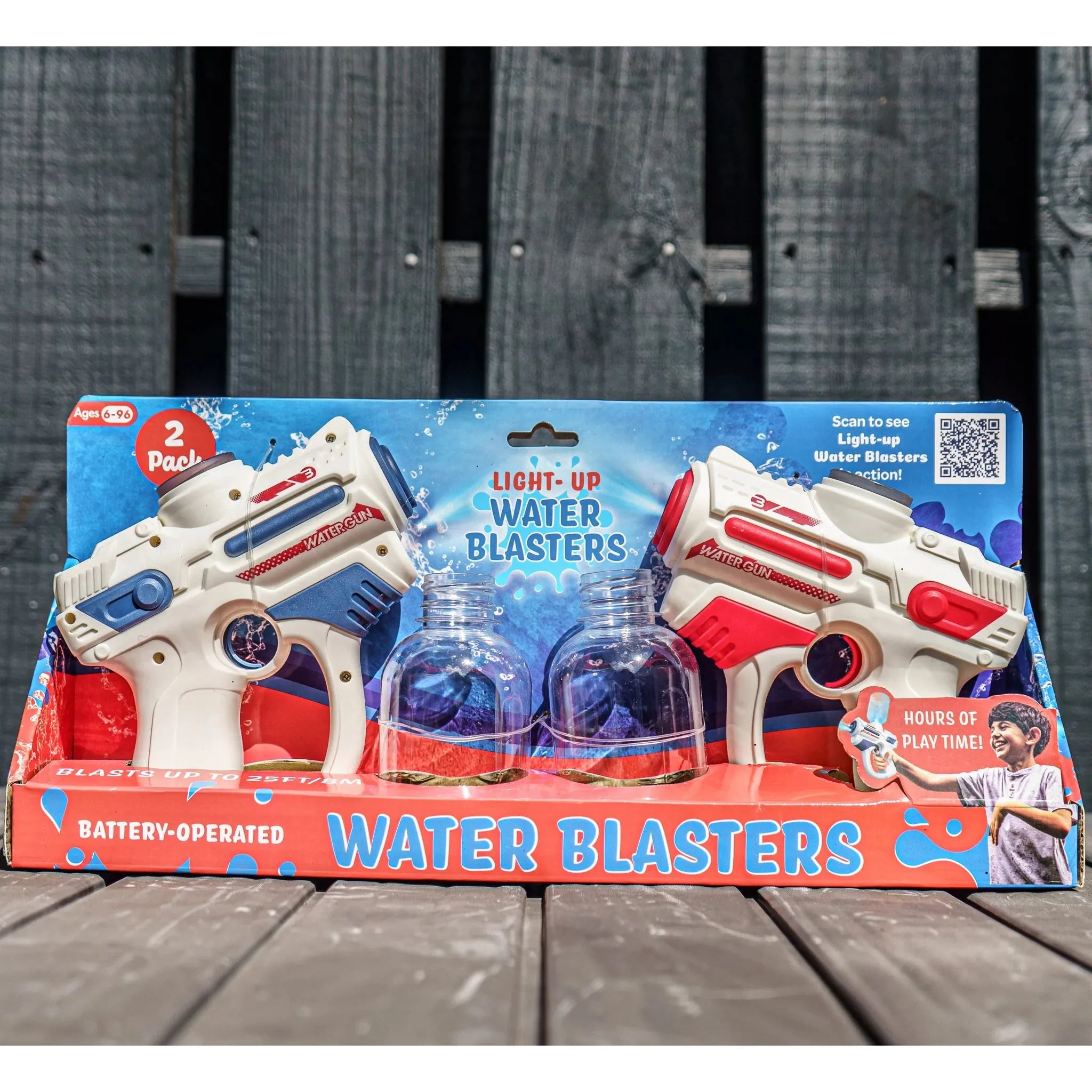 South Beach Bubbles Light-Up Electric Water Blaster Two-Pack-SOUTH BEACH BUBBLES-Little Giant Kidz