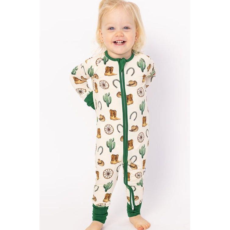 Southern Slumber Western Double Zipper Bamboo Sleeper-Southern Slumber-Little Giant Kidz