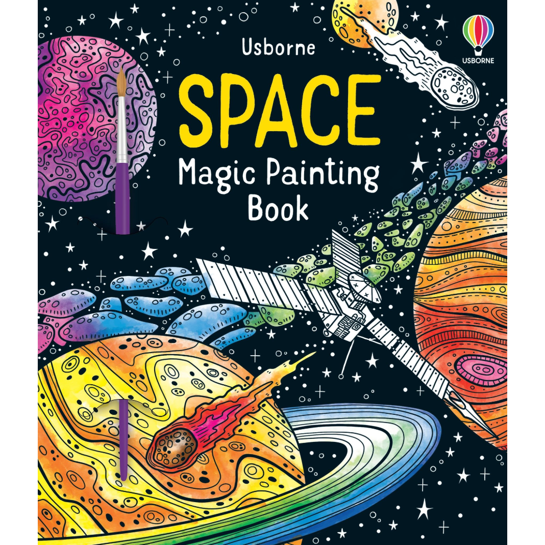 Space Magic Painting Book-HARPER COLLINS PUBLISHERS-Little Giant Kidz