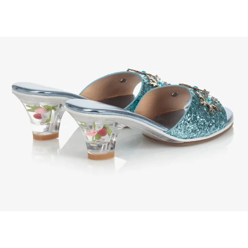 Speedy Monkey Slipper high heel Ice Queen, blue (size 8-9)-Speedy Monkey-Little Giant Kidz