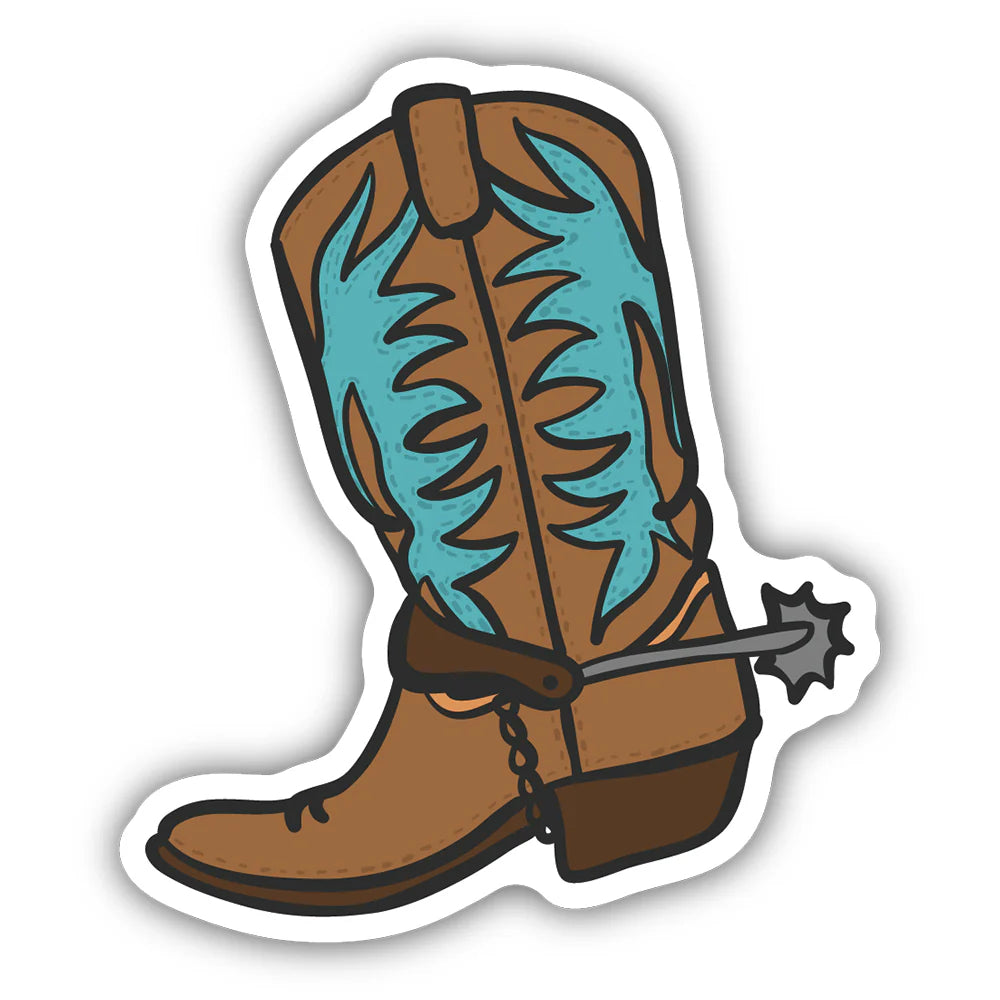 Stickers Northwest - Cowboy Boot Sketch-Stickers Northwest Inc-Little Giant Kidz