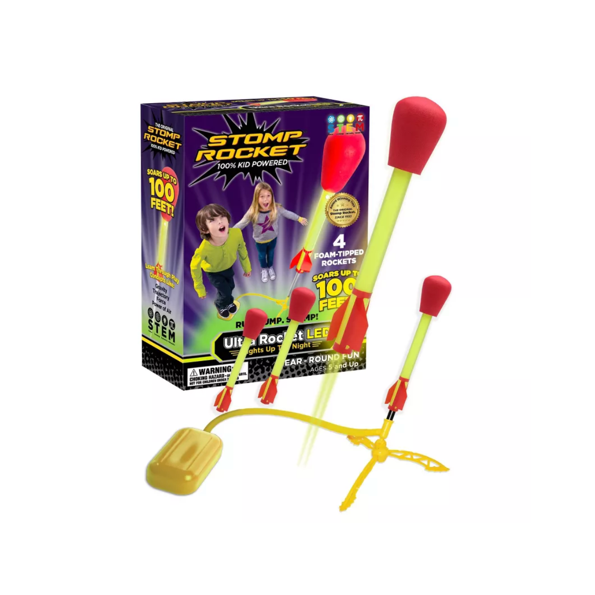 Stomp Rocket® Ultra Rocket LED-STOMP ROCKET-Little Giant Kidz