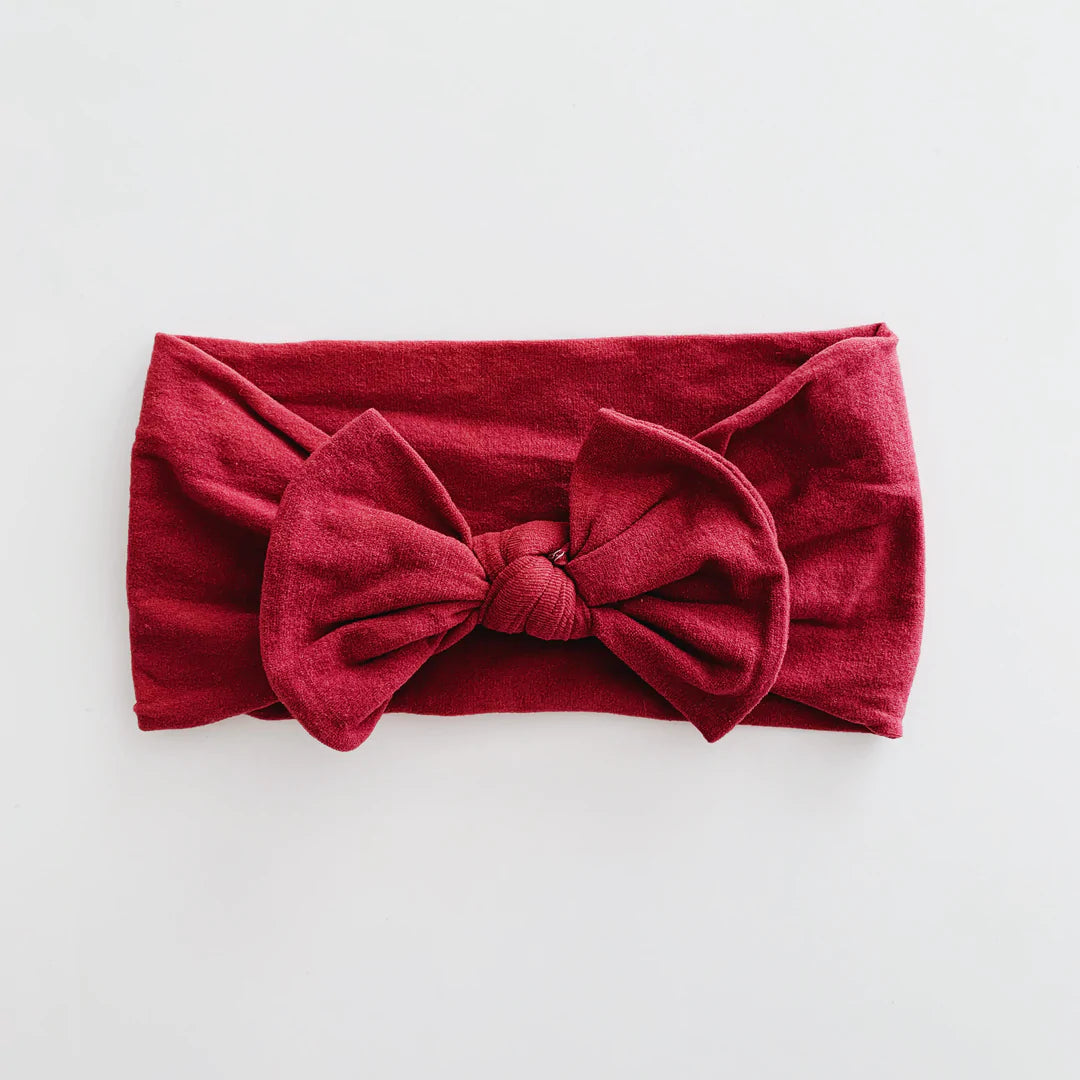 Sugar + Maple Classic Bow Headband-SUGAR AND MAPLE-Little Giant Kidz