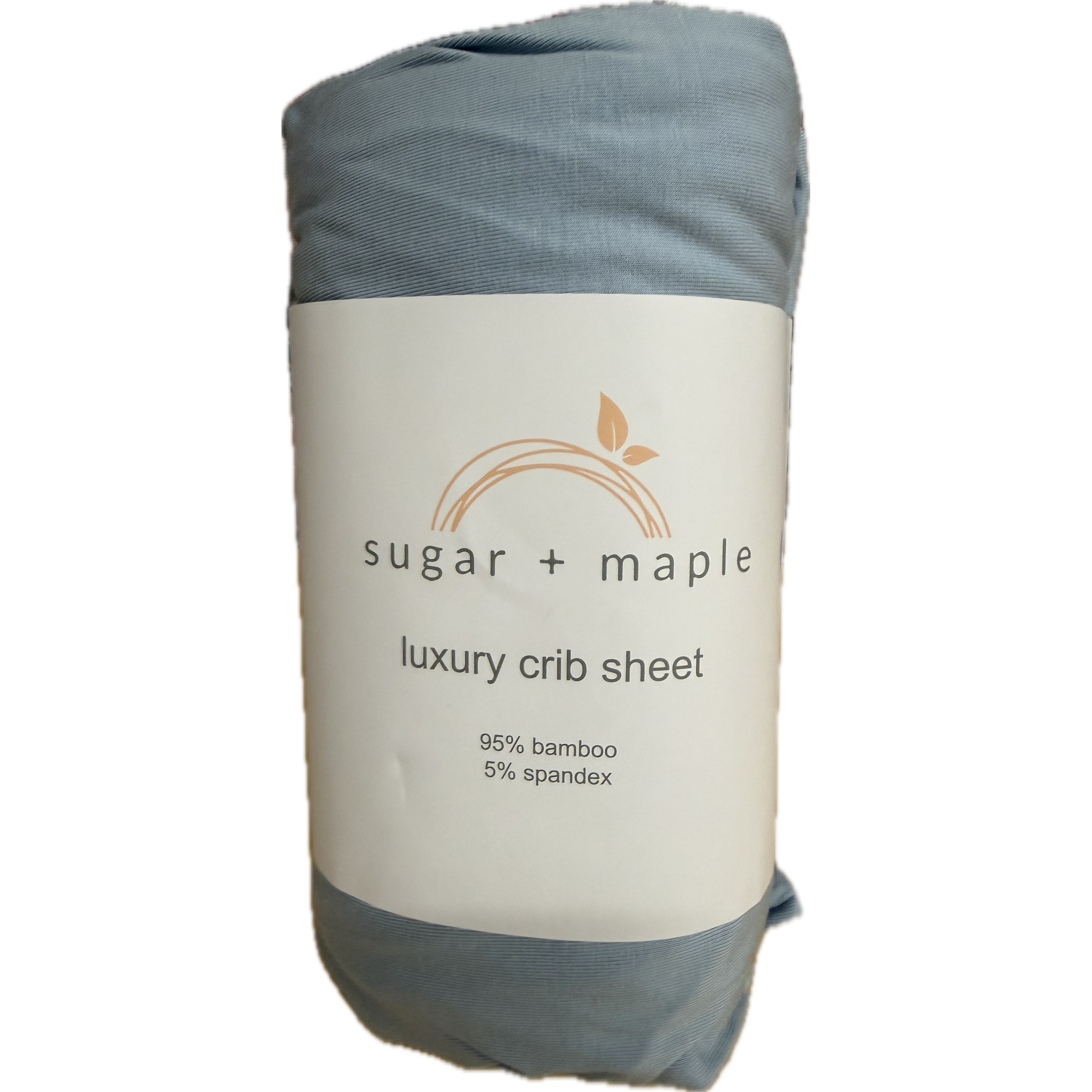 Sugar + Maple Crib Sheet- Baby Blue-SUGAR AND MAPLE-Little Giant Kidz