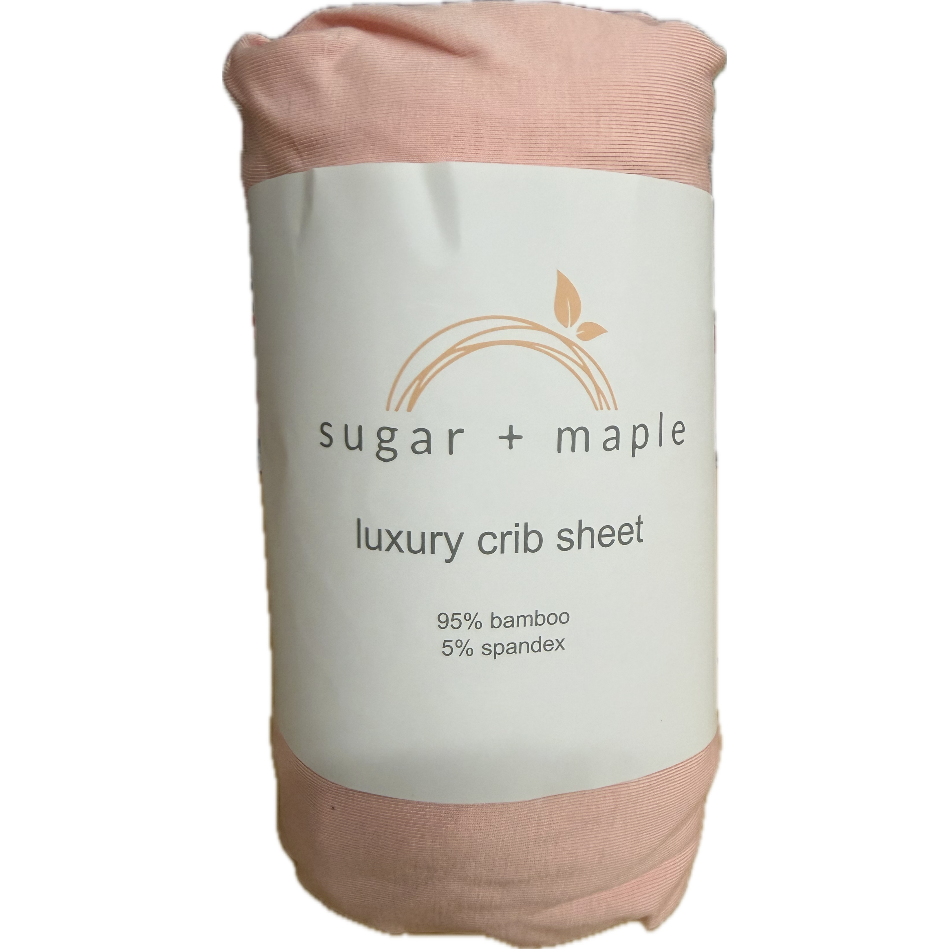 Sugar + Maple Crib Sheet- Classic Pink-SUGAR AND MAPLE-Little Giant Kidz