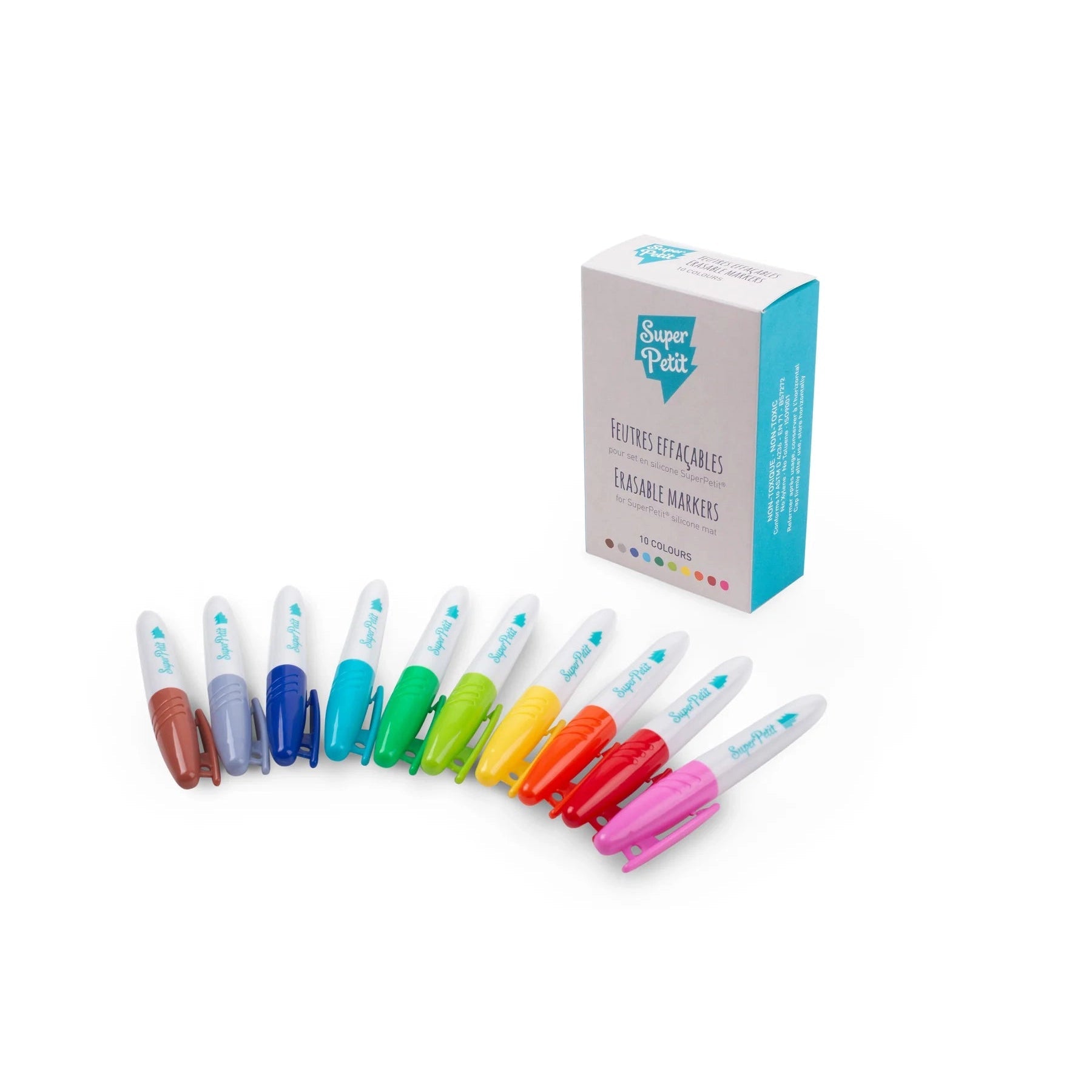 Super Petit Dry Erase Markers - Set of 10-DAM Good Ideas-Little Giant Kidz