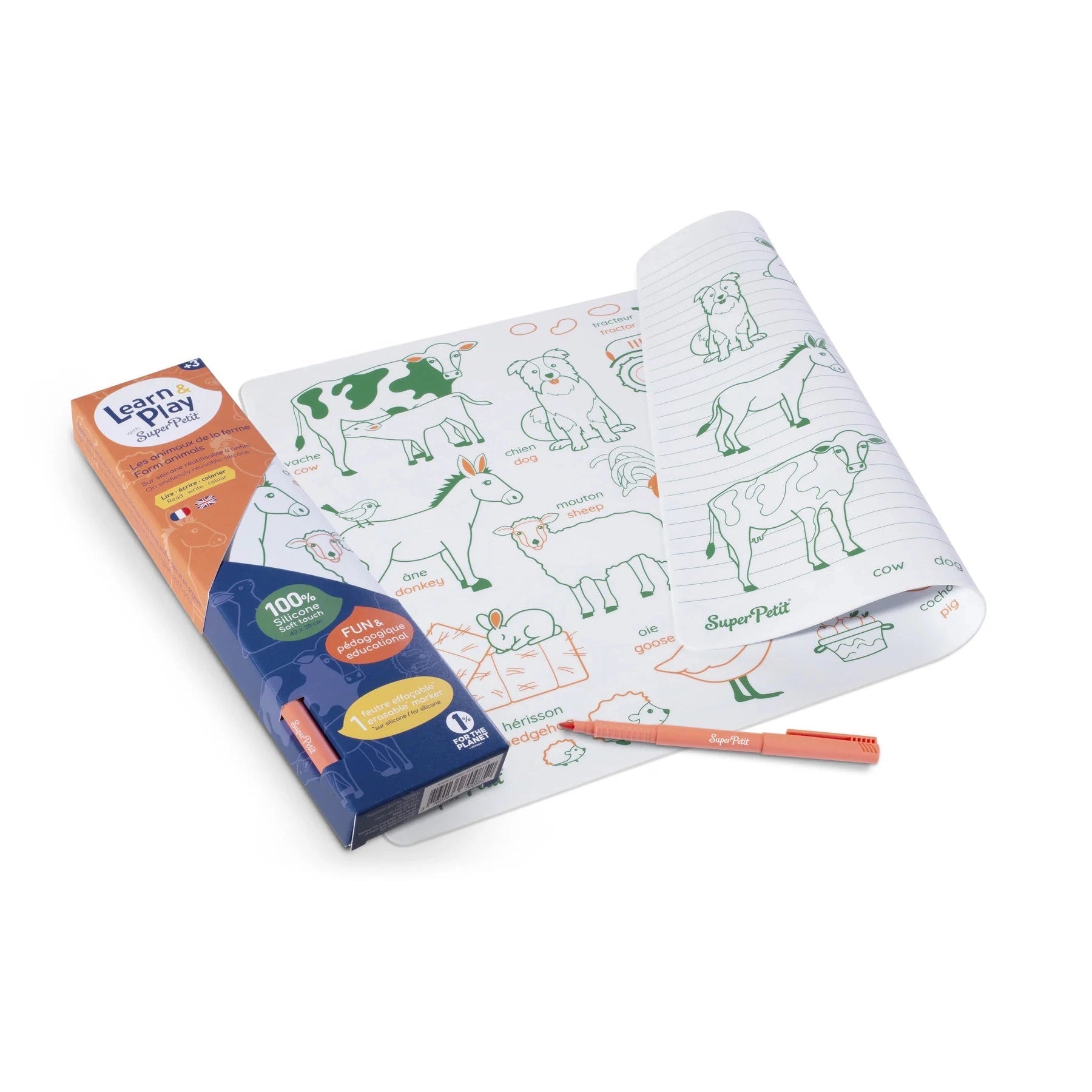 Super Petit Learn & Play - Farm Animals-DAM Good Ideas-Little Giant Kidz