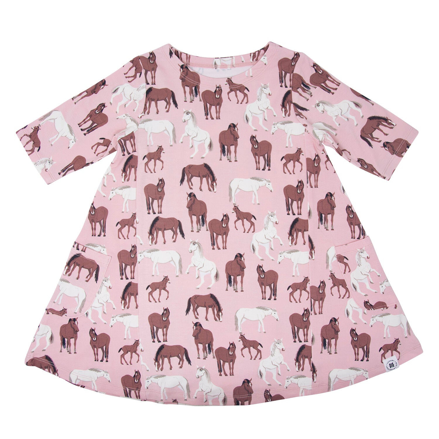 Sweet Bamboo Miss Mayhem Tunic- Wild Horses-SWEET BAMBOO-Little Giant Kidz