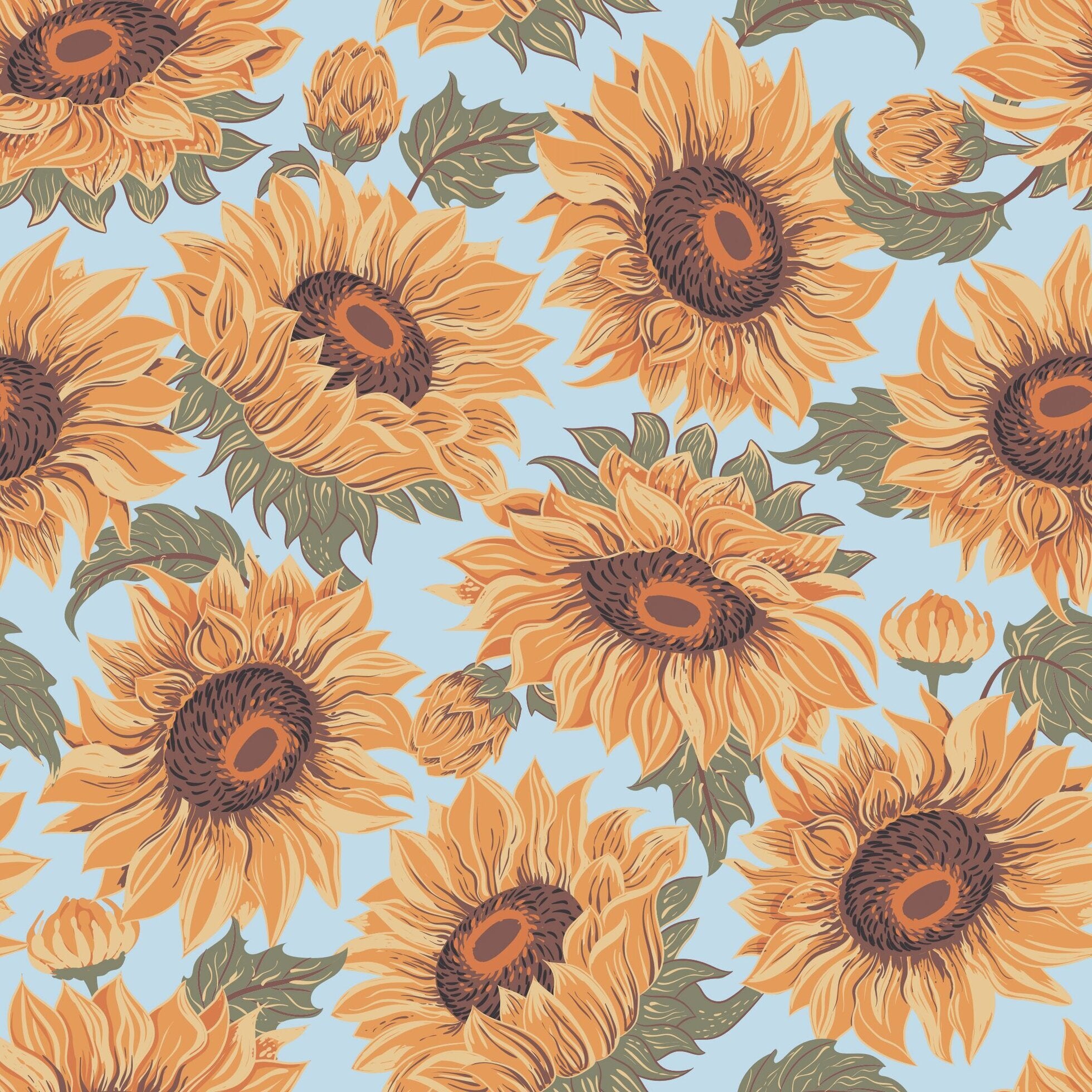 Sweet Bamboo Swirly Dress- Sammy's Sunflower-SWEET BAMBOO-Little Giant Kidz