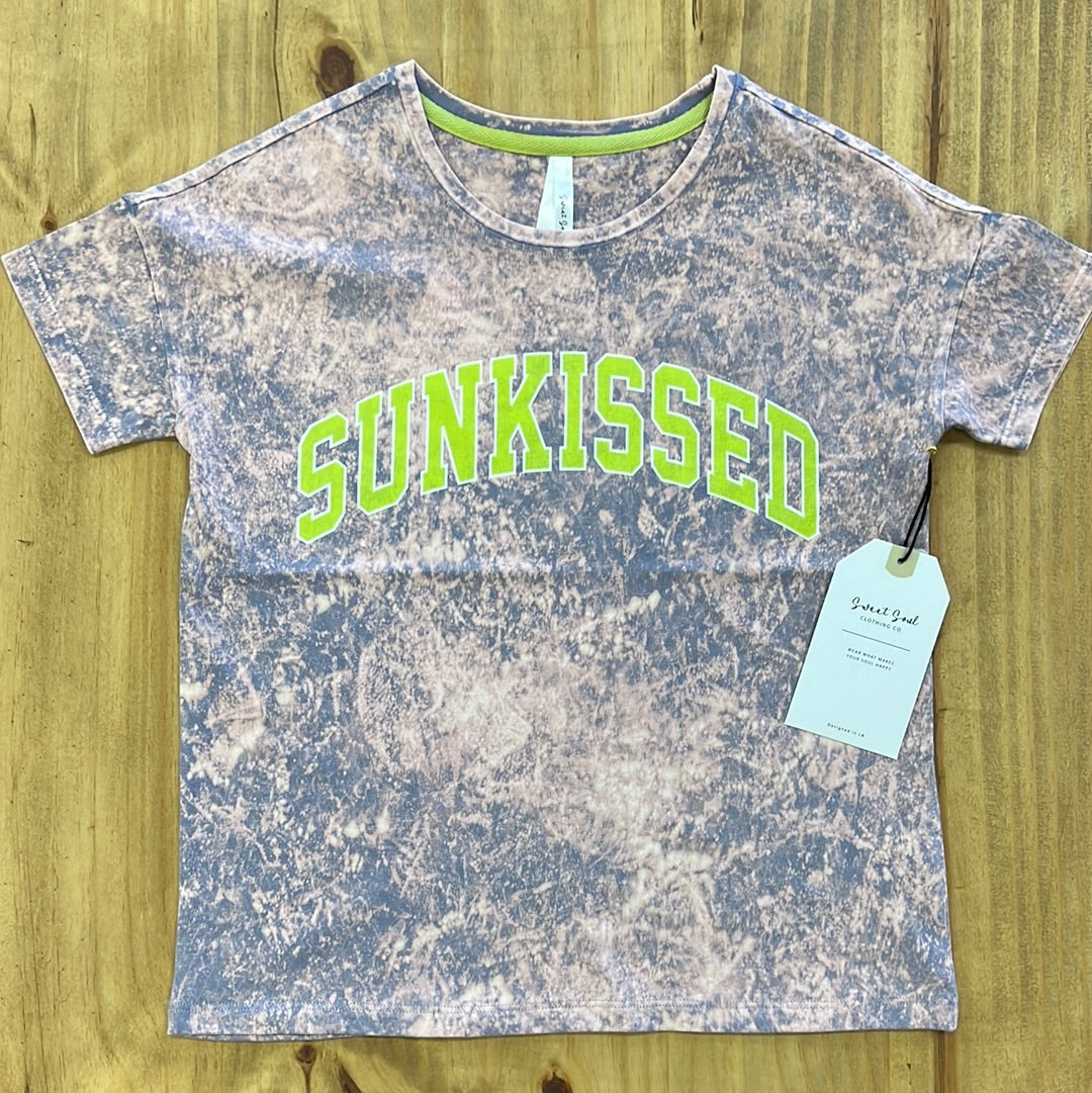 Sweet Soul Sunkissed Varsity Graphic Tee - Wisteria-Sweet Soul-Little Giant Kidz
