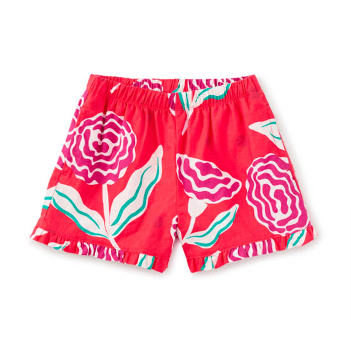 TEA Ruffle Hem Woven Short-TEA-Little Giant Kidz