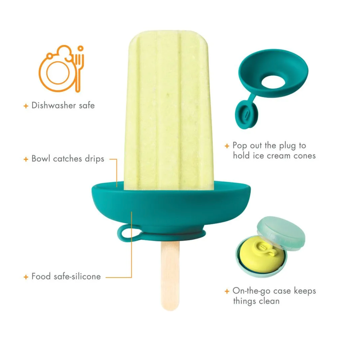 TOMY Drizzle Popsicle Holder- 4PC-TOMY-Little Giant Kidz