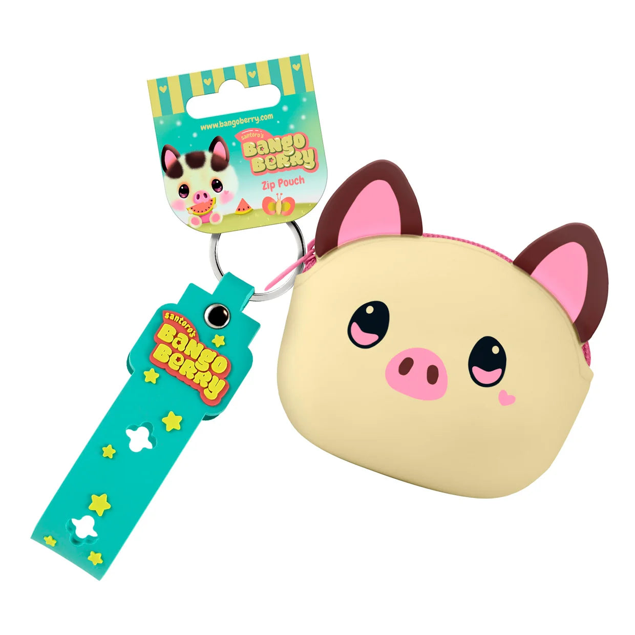 TOYSMITH Bangoberry Piggy Pig Pouch-TOYSMITH-Little Giant Kidz